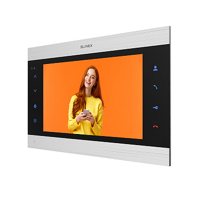 картинка Slinex SL-10N Cloud цвет чер+серебро.10" Домофон с сенсорным экраном и переадресацией на смартфон от компании Intant